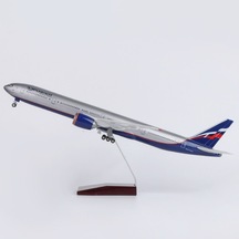 Aeroflot Boeing 777 Yolcu Uçağı Model Uçak 1/157 Ölçek 47cm
