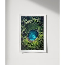 Çerçevesiz Poster Yeşil Cennet