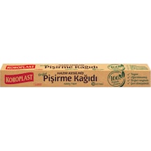 Koroplast Doğal Pişirme Kağıdı Hazır Kesim 10'lu 4 Adet Çok Renkli
