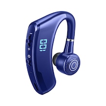 Konesam V9s Mavi Tek Kulaklı Bluetooth 5.0 Kulaklık: Led Ekran, Gürültü Engelleme, Spor Ve Araç Kullanıma Uygun