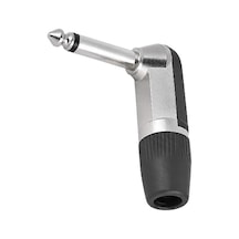 Powermaster Pm-11254 6.3 Mm Mono L Tip Plastik Gövde Metal Uç Gitar Jack