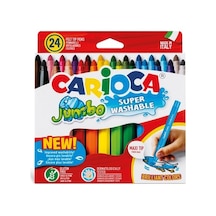 Yıkanabilir Jumbo Keçeli Boya Kalemi, Renkli Set