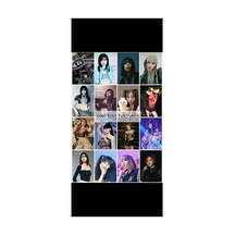 Kpop- Blackpink - Lisa Tasarımlı Desenli 16 ' Lı Fotokart Seti