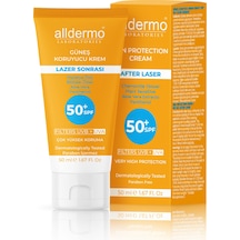 Alldermo Lazer Epilasyon Sonrası Güneş Koruyucu Krem SPF 50+ 50 ML
