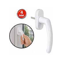 Alerçantam Pvc Pencere Kolu Pimapen Plastik Pen Kulp Beyaz - 4 Adet