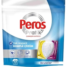 Pratik Matik Çamaşır Deterjanı Kapsülü - Tableti 17 Adet Beyazlar