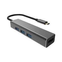 Vcom Dh318 Type-C To Usb 3.0-3 Hdmi Çevirici