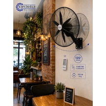 Çifçioğlu Siyah Duvar Vantilatörü 20 İnç 50 Cm Uzaktan Kumandalı 120 Watt Çifçioğlu Siyah Duvar Vantilatörü 20 İnç 50 Cm Uzaktan Kumandalı 120 Watt