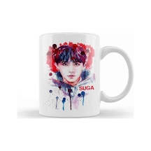 Bts Suga Red & Blue Kupa Bardak Porselen Karışık