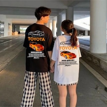 Tarzsokak Toyota Supra Retro Baskılı Siyah