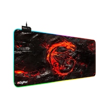 Digipod Rgb Oyuncu Mousepad Rgb 70 X 30 Gaming Oyuncu Mouse Pad Kaymaz Taban 4mm Dragon