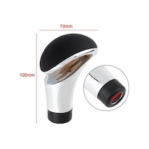 Novahub Siyah & Gümüş Dört Plastik Adaptör İle Evrensel Metal Araba Tamir Manuel Şanzıman Vites Değiştirme Hentbol Topuzu Gümüş - Siyah