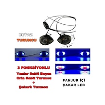 Point Araç Ön Panjur İçi Çakar Led 3 Fonksiyonlu Beyaz - Turuncu N11.2467