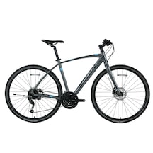 Bisan TRX8600 Altus Trekking Bisikleti 48 CM 28 Jant 27 Vites Metalik Gri - Mavi