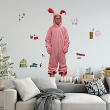 A Christmas Story Ralphie Bunny Suit Dev Duvar Çıkartmaları Acı Kahve