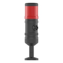 Mesan Ø70 1 Kat Işıklı Kolon Xenon Çakar Buzzer Tüp Montaj Kırmızı 12vdc Ms 412.1.12vdc