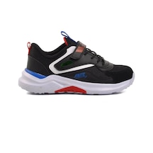 Pepino P-1543 Çocuk Spor Ayakkabı Siyah Kırmızı Saks Çok Renkli