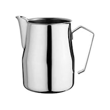 Paslanmaz Çelik Süt Potu - Kahve Potu - Pitcher Sütlük - Süt Köpürtücü - Köpürtme Kabı - 500 Ml