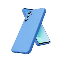 Samsung Uyumlu Galaxy A27 5g Nano İçi Kadife Silikon - Mavi Evimdeyokyok