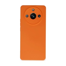 Realme 11 Pro Kılıf Nano İçi Kadife Silikon - Turuncu 0.2M-Çok Renkli