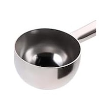 304 Kalın Çelik 10 Gr. Kahve Ölçü Kaşığı Cin109 Açık Ahşap