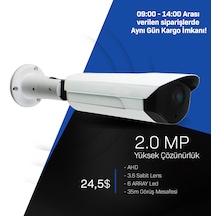 2.0 Mp 35M Gece Görüşlü Ahd Kamera