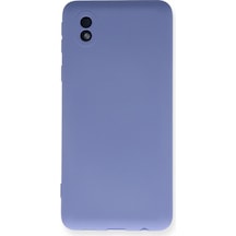 Samsung Galaxy A01 Core Kılıf Nano İçi Kadife Silikon - Lila Çok Renkli