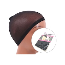 Peruk Takım Bonesi & Filesi - Siyah - 1 Paket / 2 Adet