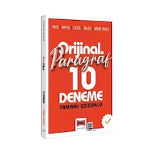 Yargı 2026 Kpss Meb-ags Ales Dgs Yks Paragraf Orijinal 10 Deneme Çözümlü