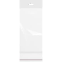 Askılı Meksika Şapka Bantlı Şeffaf Opp Torba 11X21+9 Cm - 500 A