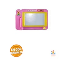 Pembe Mıknatıslı Yazı Tahtası Kette - Eğitici Ve Eğlenceli Tasarım