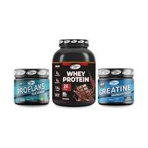Whey Protein 2000g Creatine Monohydrate 300 Gr Proflaks Plus Vitamax 300 Gr Hediyeli Çikolatalı