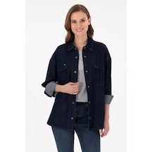 U.s. Polo Assn. Kadın Mavi Gömlek Jean 50291123-dn0022 Çok Renkli