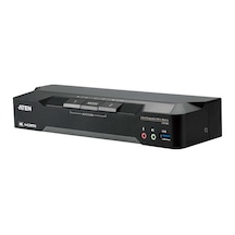 Aten Cm1942 2-port 4k Displayport Dual Display Mini-matrix Boundless Kvm Switch