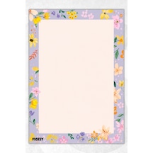 A5 Bloknot Çizgisiz Defter - 50 Yaprak - Memopad - Notepad - Not Defteri - Not Kağıdı - 3682 Çok Renkli