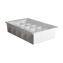 Springsun Pratik 15 Gözlü Yapışkanlı Gizli Çekmece - Çorap Ve İç Çamaşırı Düzenleyici Şeffaf