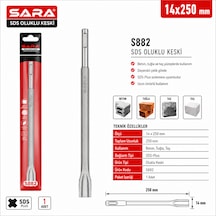 Sara S882 Sds Plus Oluklu Keski 14 X 250 Mm