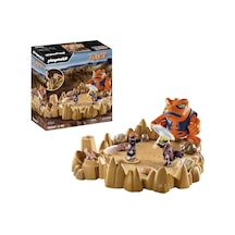 Playmobil Naruto Shippuden 70667 Naruto Vs Pain, Krater Taban Plakası Ve Dev Kurbağa Gamakichi İle H