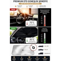 Araç Ön Cam Güneşliği Katlanabilir Şemsiye Oto Güneşlik Uv Korumalı Gölgelik Araba Oto Şemsiyesi