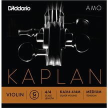 D'Addario Ka314 4/4M Kaplan Amo Keman Teli (G)