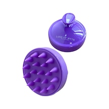 Land Of Myth Yumuşak Dişli Saç Derisi Masaj Şampuan Fırçası-MOR