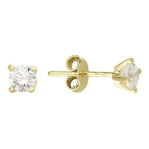 Goldkupe 14 Ayar Tektaş Altın Küpe 1,08 Gr-1228