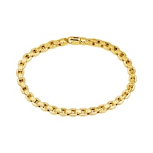 Bilezikci Zincir 14 Ayar Taşsız Altın Bileklik Sarı Altın