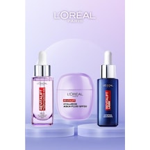L'Oréal Paris 3'lü: Cam Cilt İçin Gündüz + Gece Rutinin: Hyaluronik Asit Ve Retinol Serum & Yüz Güneş Kremi pktsunpodkremset3-11160