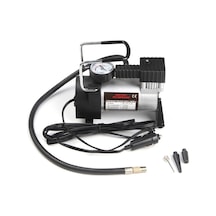 Sentinel Metal Gövdeli Gri Mini Oto Araç Hava Kompresörü 12v