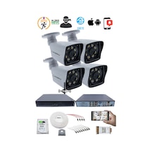 4 Kamera Seti - 5mp Sony Seculens, 1080p Kdj-4s-8w-kk-p-v1