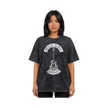 Sevbano Black Label Society Rock Metal Müzik Grubu Baskılı Unisex Oversiz Siyah
