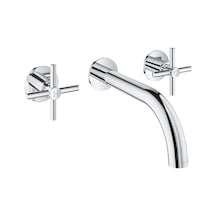Grohe Atrio 3-Delikli Lavabo Bataryası M-Boyut - 20661000 Gümüş