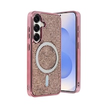 Joko Samsung Galaxy S24 Uyumlu Helen Magsafe Kapak - Pembe
