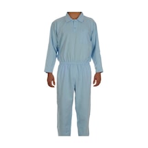 Caretex EH-38 Bacak Fermuarlı Alzheimer Erkek Hasta Tulumu L